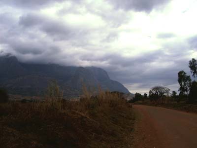 View of Mount Mulanje from Phalombe Road
